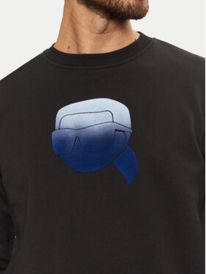 KARL LAGERFELD Bluza 705432 551942 Czarny Regular Fit