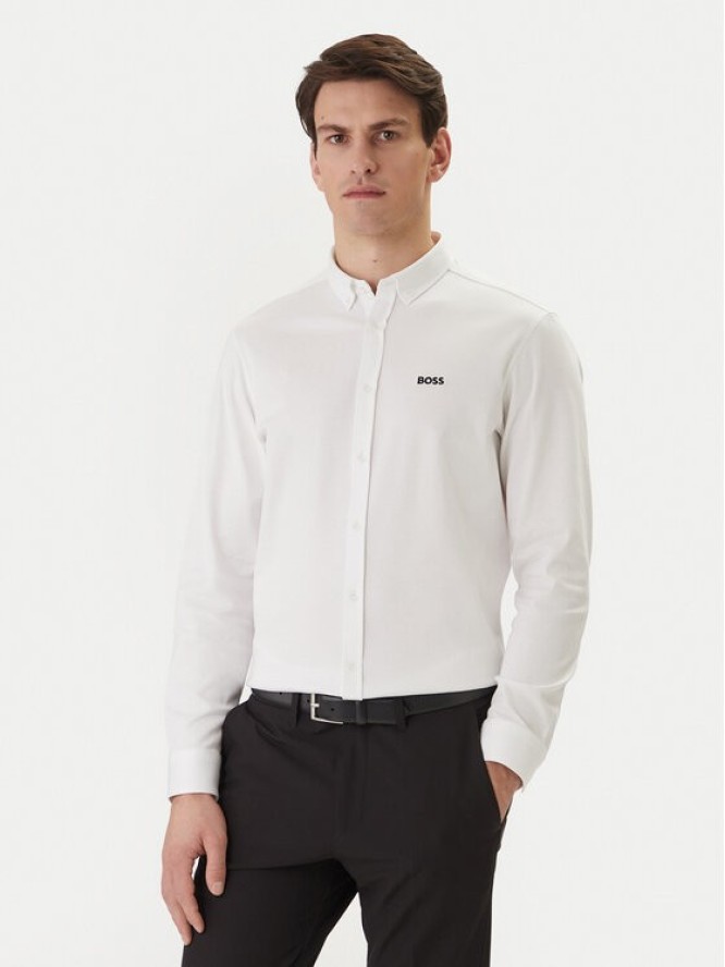 BOSS Koszula ST Motion 50555946 Biały Regular Fit
