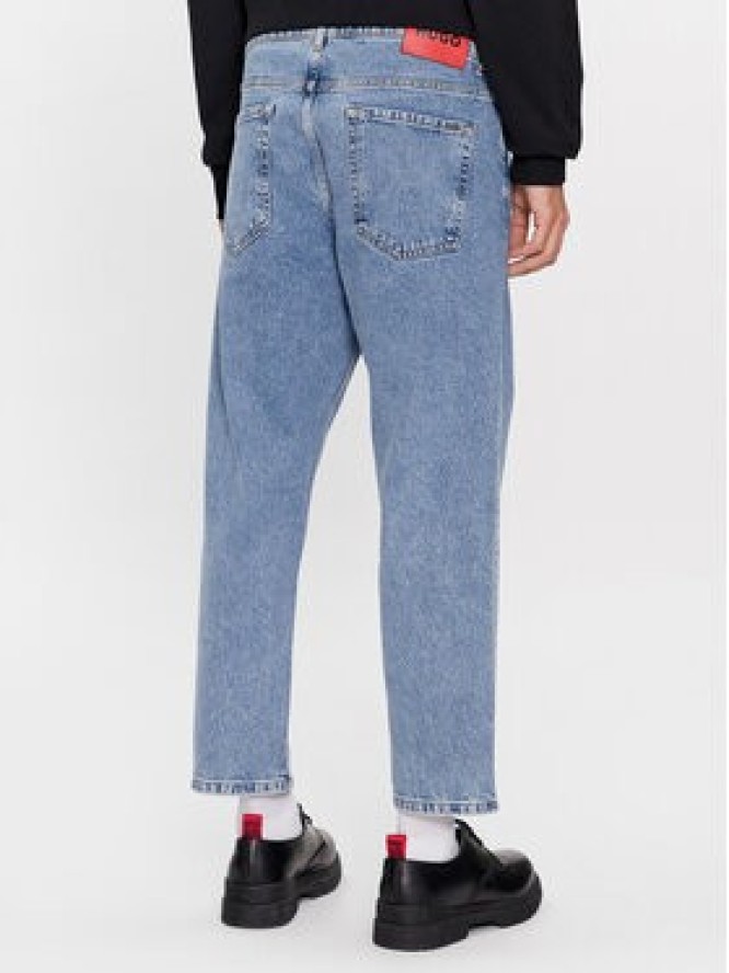 Hugo Jeansy 50507854 Niebieski Loose Fit