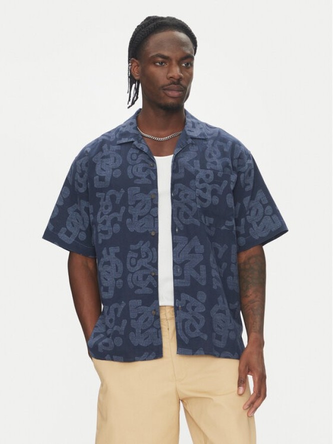 Element Koszula Thalweg ELYWT00176 Granatowy Regular Fit