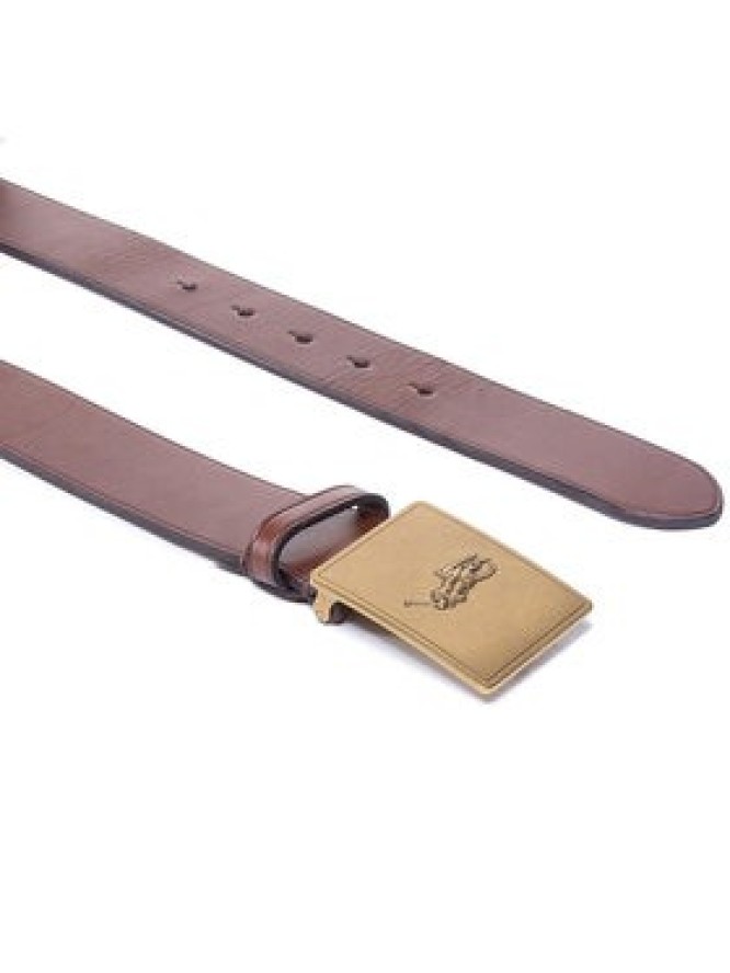 Polo Ralph Lauren Pasek Męski 36Mm Pp Plaque Belt 405691693002 Brązowy