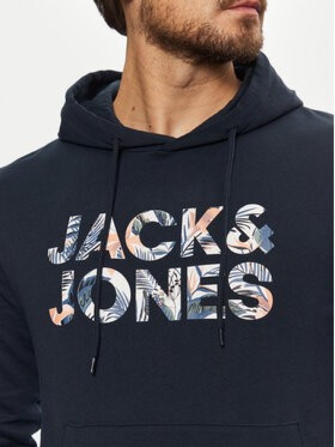 Jack & Jones Bluza Bryan 12268128 Granatowy Relaxed Fit