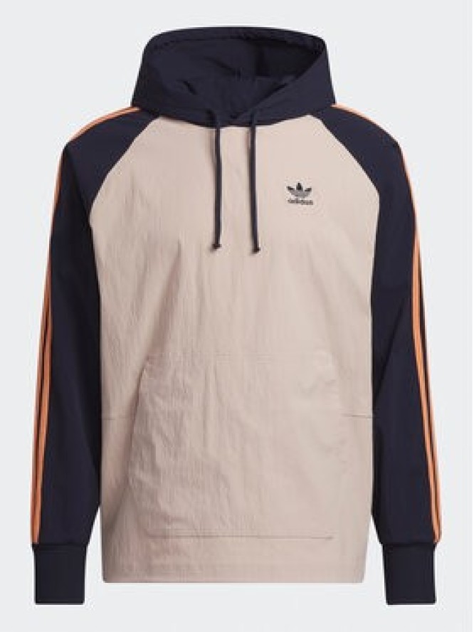 adidas Bluza SST Hooded Windbreaker IC5537 Brązowy Regular Fit