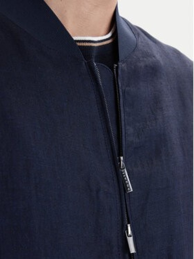 Bugatti Kurtka bomber 171300-11045 Granatowy Regular Fit