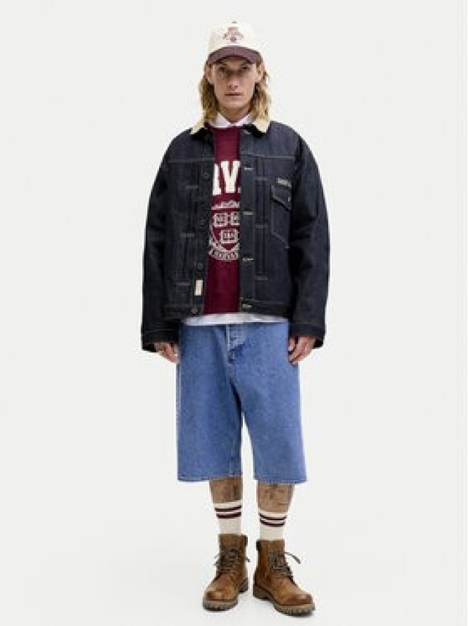 Jack & Jones Szorty jeansowe Iron 12278463 Niebieski Baggy Fit