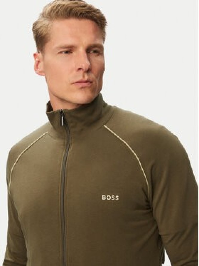 BOSS Bluza Mix&Match 50515307 Khaki Regular Fit
