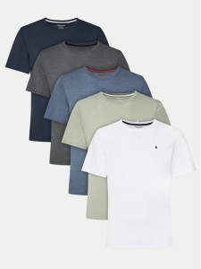 Jack & Jones Komplet t-shirtów Paulos 12277958 Kolorowy Standard Fit