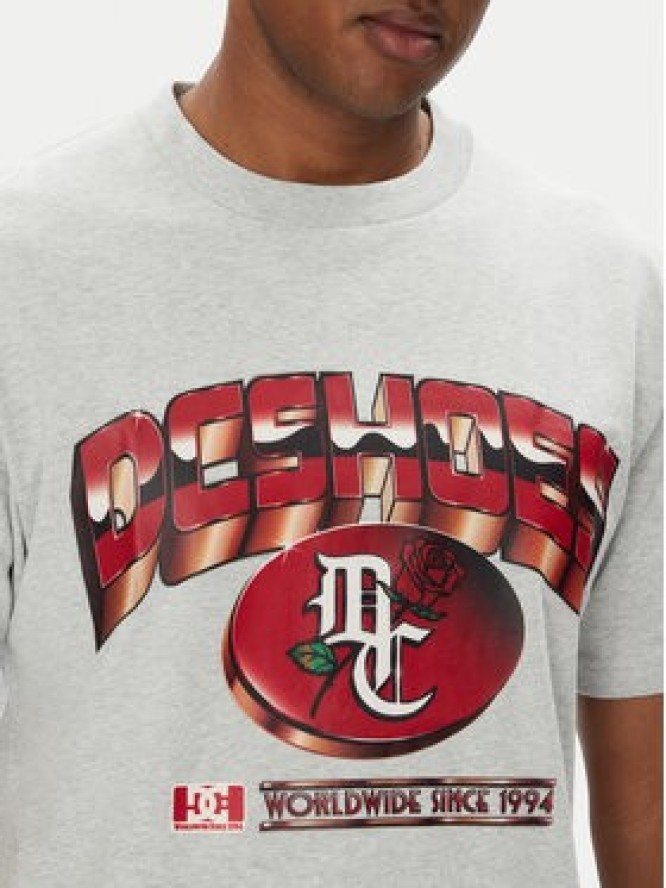 DC Shoes T-Shirt Change ADYZT05462 Szary Regular Fit