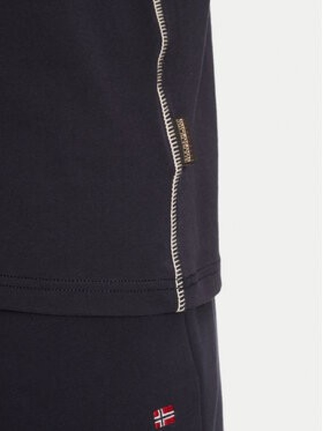 Napapijri T-Shirt S-Aylmer NP0A4HTO Granatowy Regular Fit