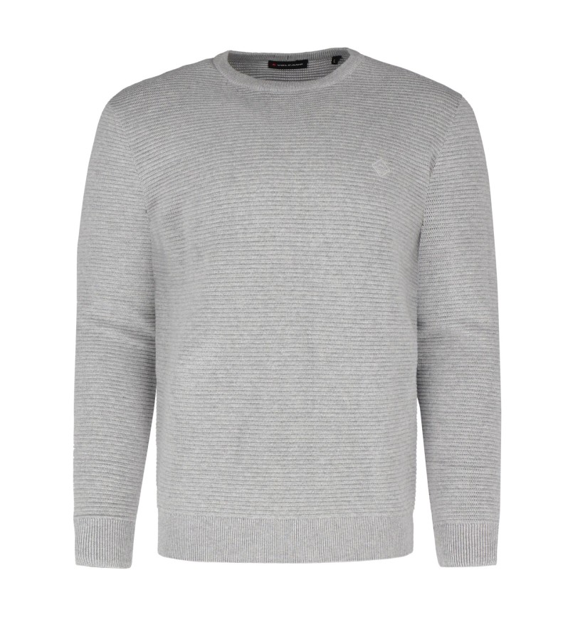 Prążkowany sweter S-MONO