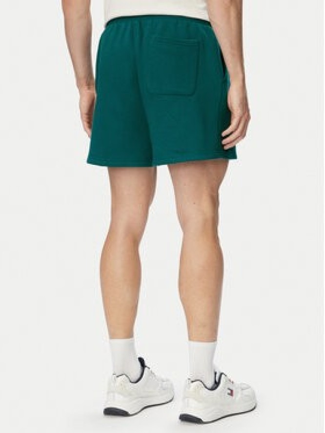 Tommy Jeans Szorty sportowe DM0DM21931 Zielony ciemny Regular Fit