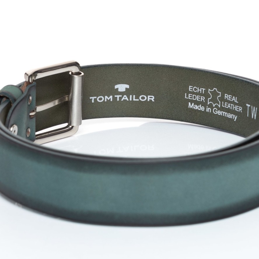 TOM TAILOR PASEK SKÓRZANY SOPO-TT376 467 40mm Ledergürtel RO2689
