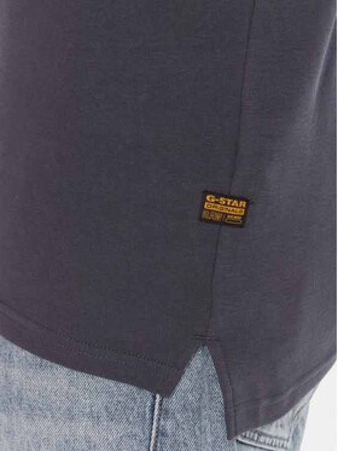 G-Star Raw Longsleeve Nifous D25076-D976 Granatowy Regular Fit