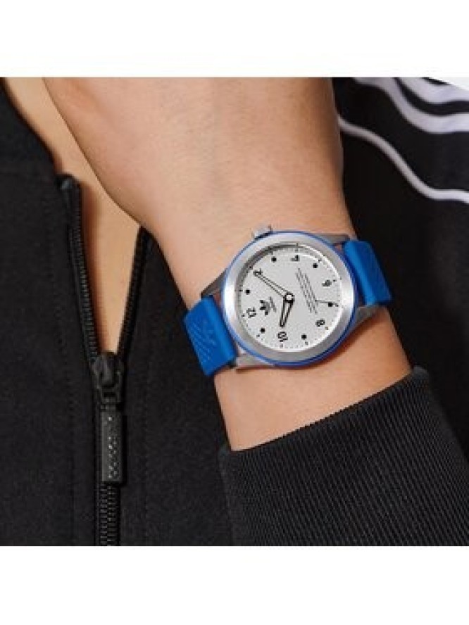 adidas Originals Zegarek Code Three Watch AOSY23032 Srebrny