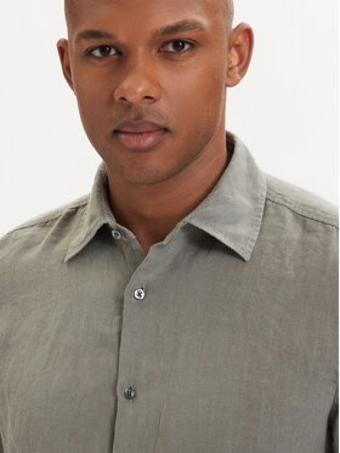 BOSS Koszula 50537382 Szary ciemny Regular Fit