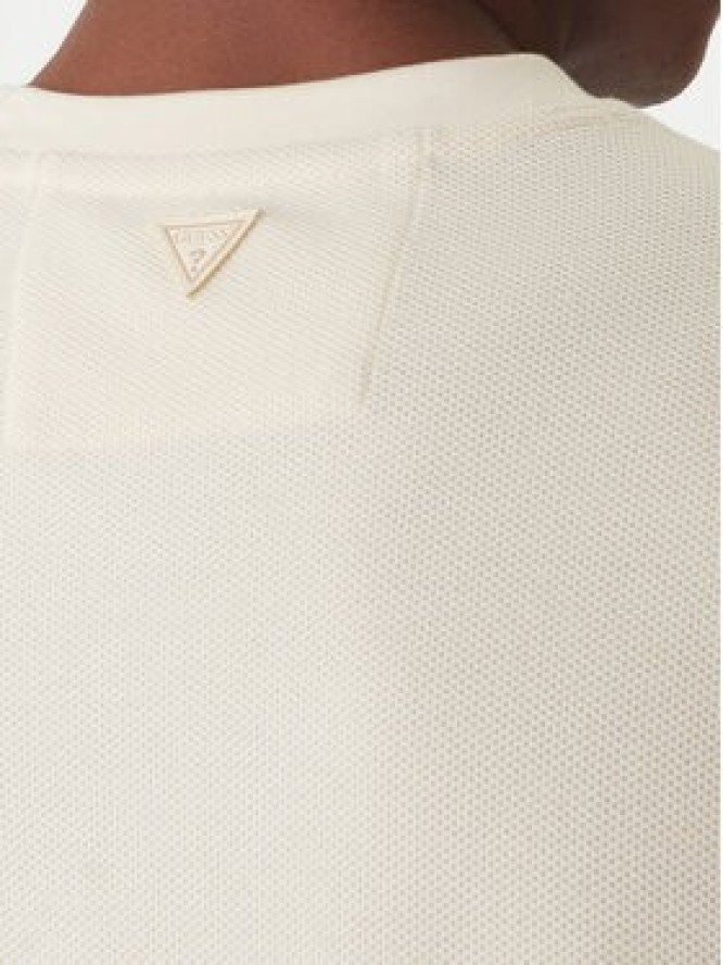 Guess Bluza M6RP07 KD231 Écru Regular Fit