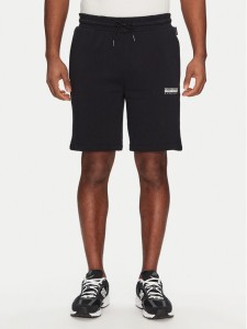 Napapijri Szorty sportowe N-Gori NP0A4IBQ0411 Czarny Regular Fit