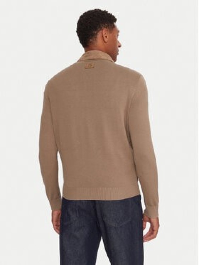 Milestone Kurtka skórzana MSRayan 531624 60700 Beżowy Regular Fit