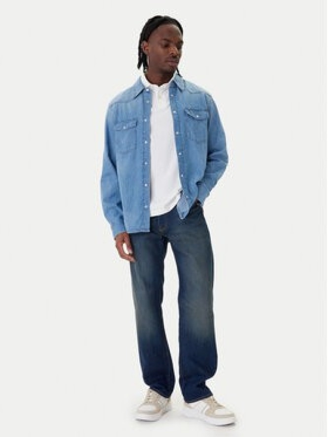Tommy Jeans Koszula jeansowa Western DM0DM23029 Niebieski Regular Fit