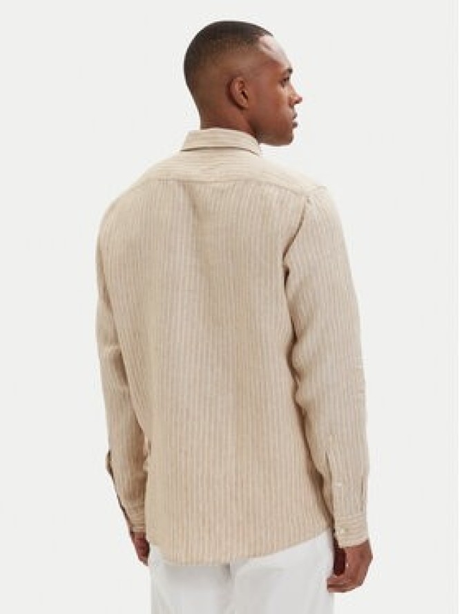 HUGO Koszula Valerio 50562694 Beżowy jasny Modern Fit