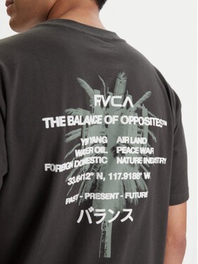 RVCA T-Shirt Signal EVYZT00300 Czarny Relaxed Fit