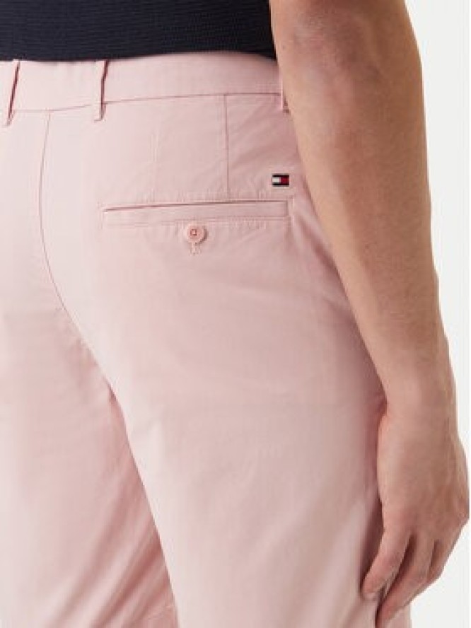 Tommy Hilfiger Szorty materiałowe Denton 9.5 MW0MW42351 Różowy Slim Fit