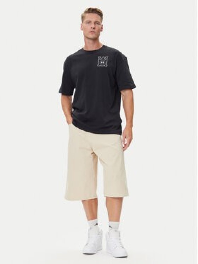 Under Armour T-Shirt Hoops Courtside 6003686 Czarny Oversize