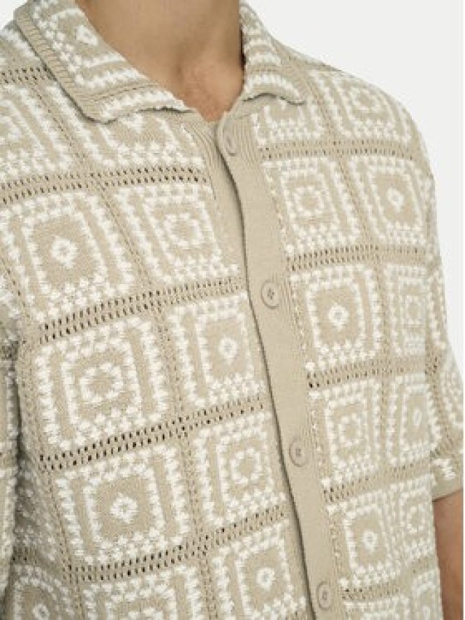 Only & Sons Koszula Bart 22033329 Beżowy Relaxed Fit
