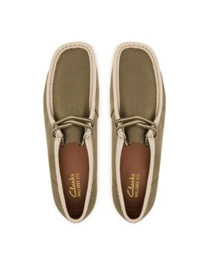 Clarks Półbuty Wallabee EVO 26186172 Zielony