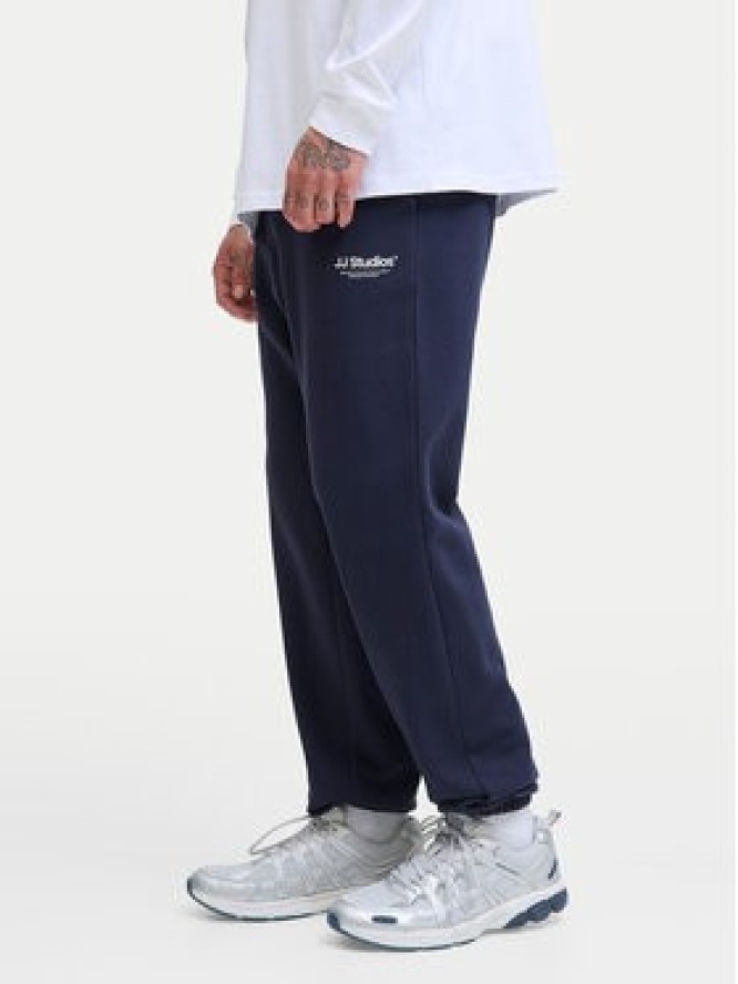 Jack & Jones Spodnie dresowe Kane Soho 12278943 Granatowy Regular Fit