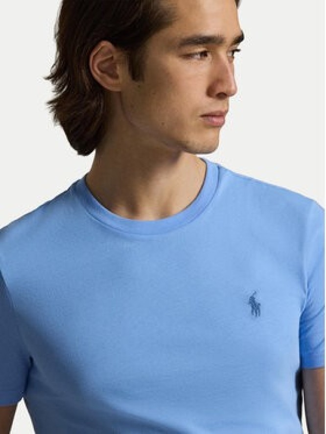Polo Ralph Lauren T-Shirt 710671438526 Niebieski Custom Slim Fit