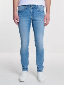 Jeansy męskie skinny jasnoniebieskie Deric 238