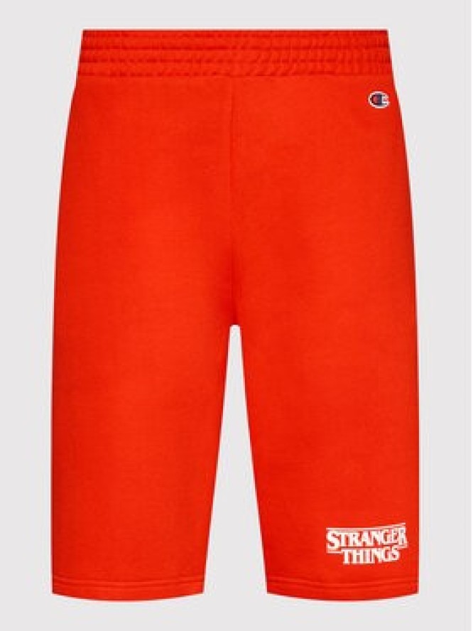 Champion Szorty sportowe Unisex STRANGER THINGS 217782 Czerwony Regular Fit