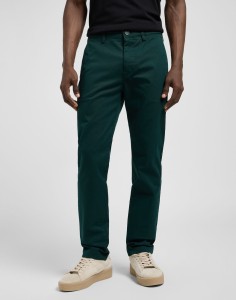 MESKIE SPODNIE LEE REGULAR CHINO JADE FOREST 112370607