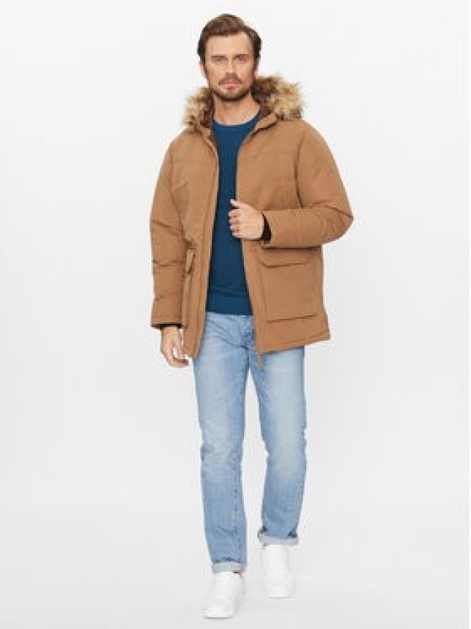 Jack & Jones Kurtka zimowa Wing 12235858 Brązowy Regular Fit