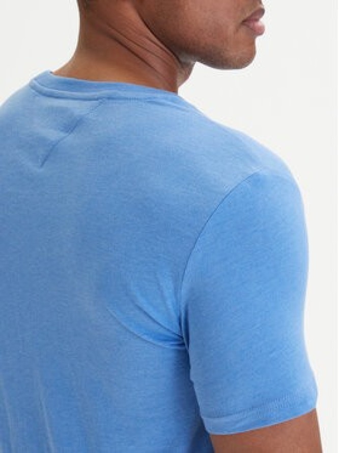 Tommy Jeans T-Shirt DM0DM20363 Niebieski Slim Fit