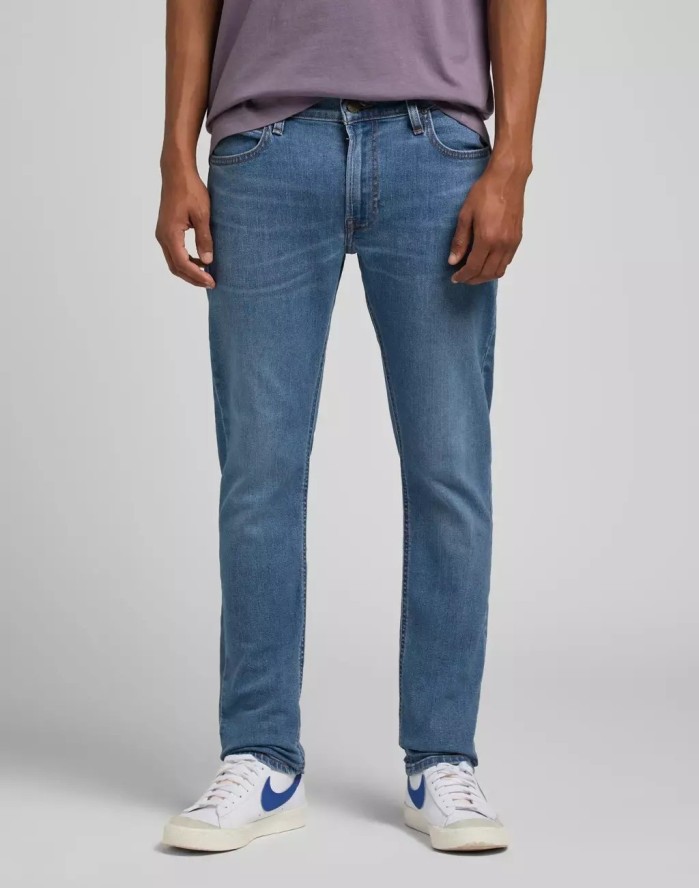 LEE LUKE MĘSKIE SPODNIE JEANSOWE LIGHT WORN L719CAVY 112319915