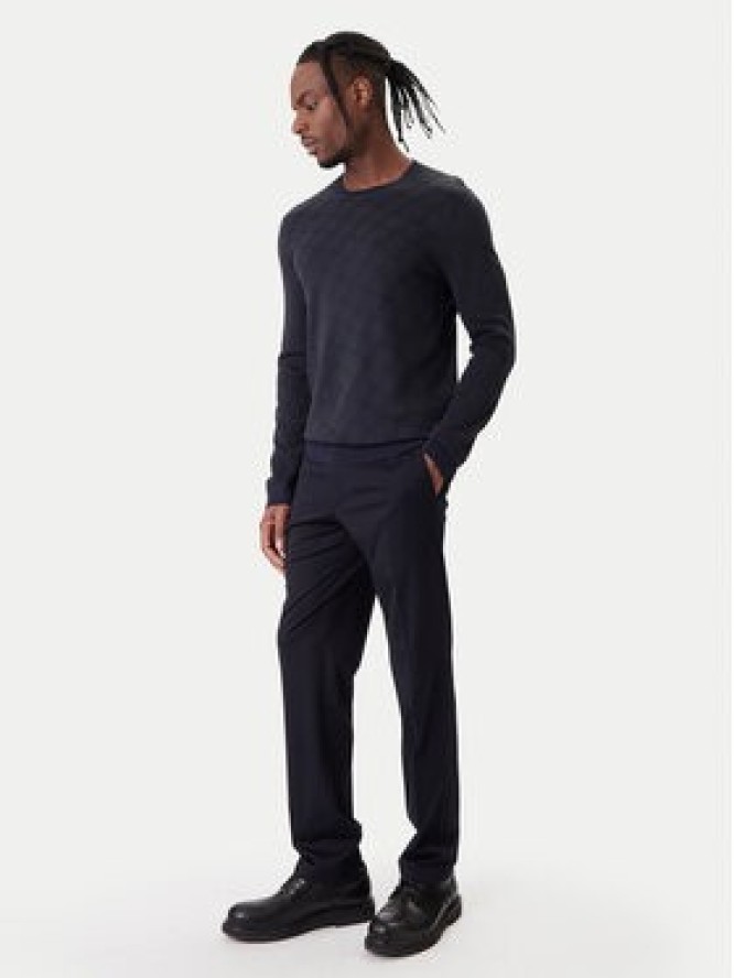 JOOP! Sweter 13Ravorono 10100436 30102137 Granatowy Regular Fit