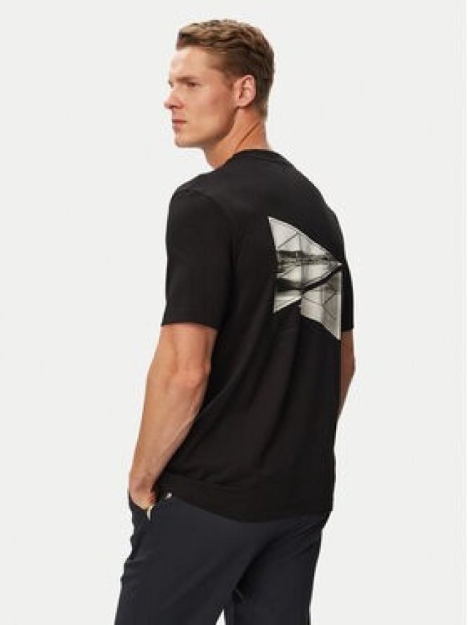 BOSS T-Shirt TS_Network Photo 50564740 Czarny Regular Fit