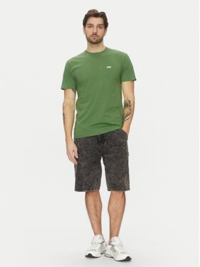 Vans T-Shirt Left Chest Logo VN0A3CZE Zielony Classic Fit