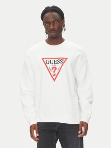 Guess Jeans Bluza M4YQ21 K9V31 Biały Oversize