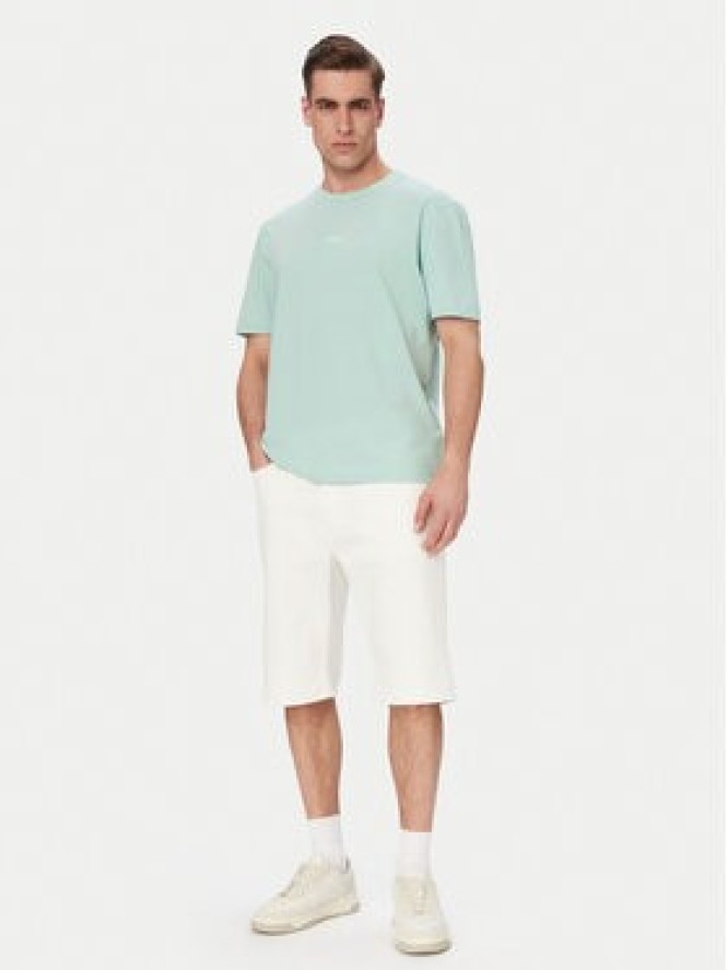 BOSS T-Shirt Tchup 50473278 Turkusowy Relaxed Fit