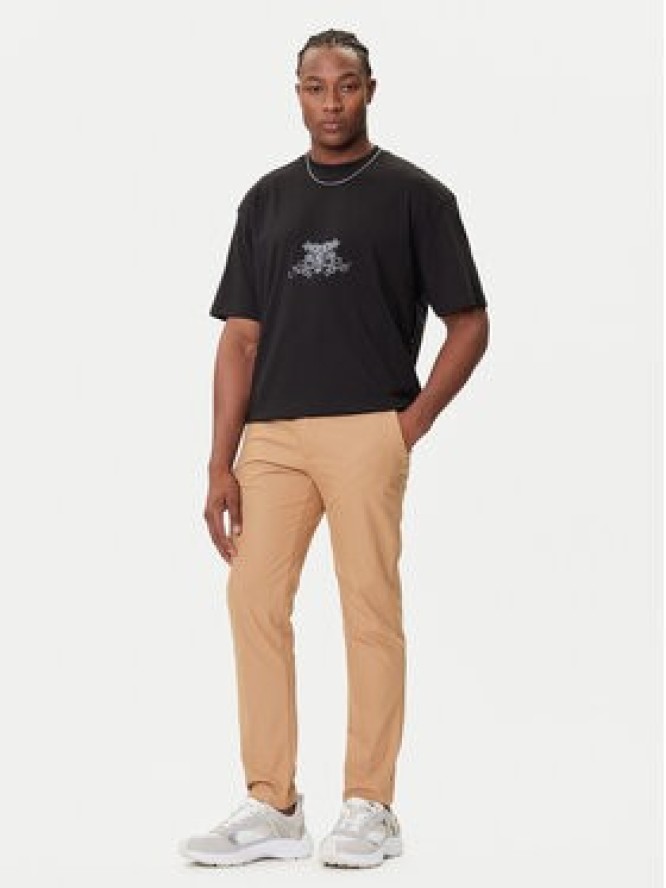 HUGO T-Shirt Duarms 50542817 Czarny Oversize