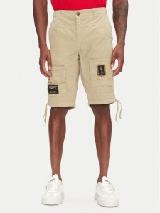 Aeronautica Militare Szorty materiałowe 251BE041CT1122 Beżowy Regular Fit