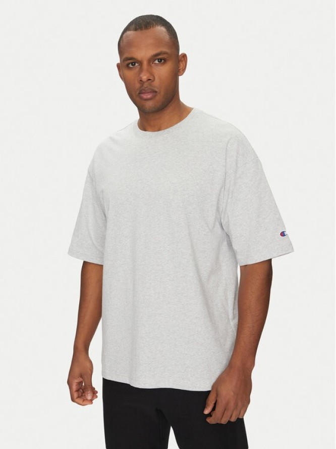 Champion T-Shirt 220714 Szary Standard Fit