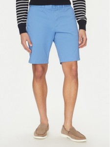 Tommy Hilfiger Szorty materiałowe Harlem MW0MW23568 Błękitny Regular Fit