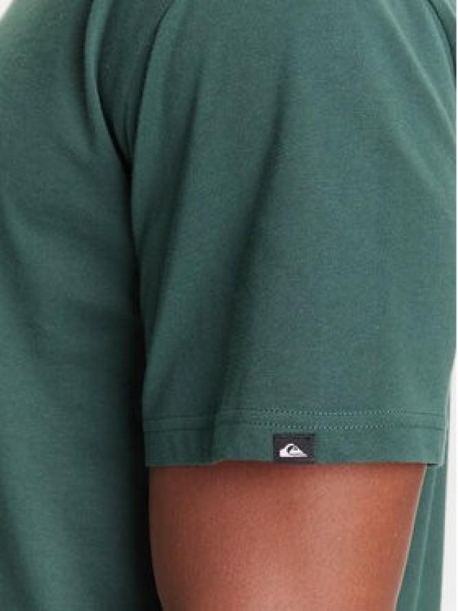 Quiksilver T-Shirt Salt Water Ss EQYZT08204 Zielony Regular Fit