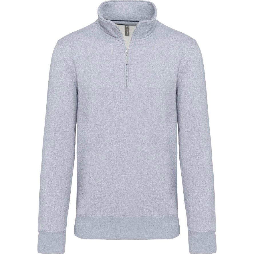 Bluza bawełniana Kariban Col Zippé