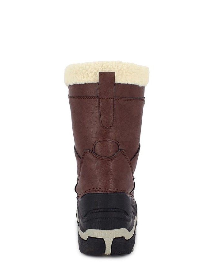 Kimberfeel Kozaki zimowe "Ryan" w kolorze brązowym rozmiar: 41/42