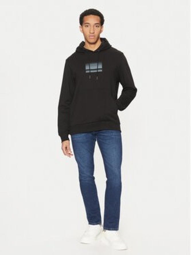 Calvin Klein Bluza Gradient Logo K10K113771 Czarny Regular Fit